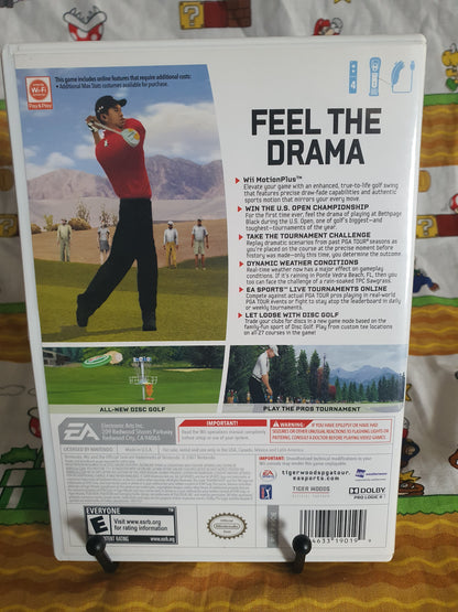Tiger Woods PGA Tour 10 Bundle - Nintendo Wii - Motion Plus adapter - Near Mint