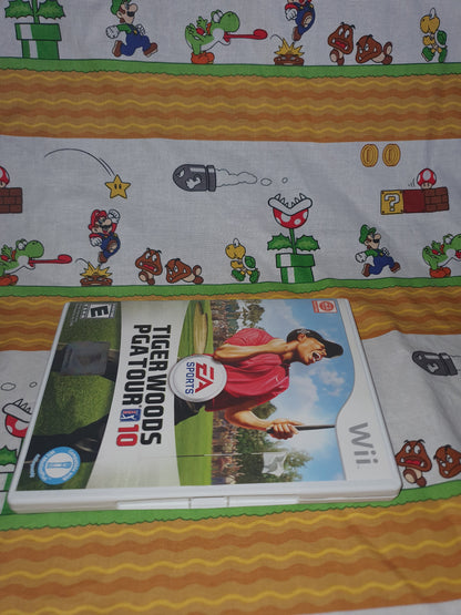 Tiger Woods PGA Tour 10 Bundle - Nintendo Wii - Motion Plus adapter - Near Mint