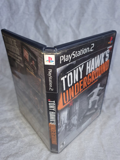 Tony Hawk's Underground Sony Playstation 2 PS2 Black Label Clean Video Game Disc