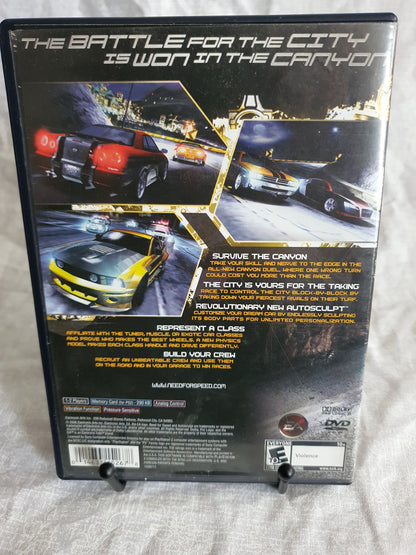 Need for Speed Carbon PS2 PlayStation 2 Complete CIB Very Good Clean Black Label