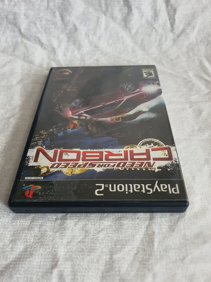 Need for Speed Carbon PS2 PlayStation 2 Complete CIB Very Good Clean Black Label