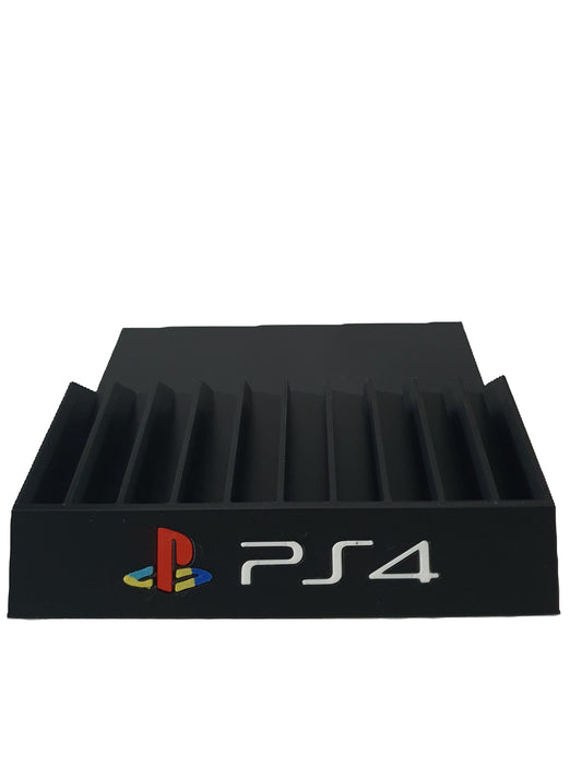 PlayStation 4 Game Holder Holds 10 Games Storage Display PS4 Customized Sony Pro