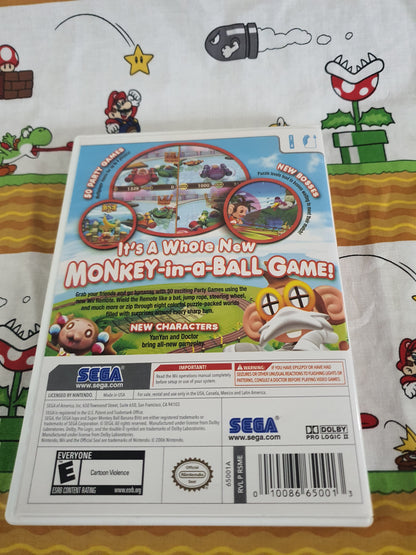 Super Monkey Ball: Banana Blitz (Nintendo Wii, 2006) Complete Clean Near Mint NM