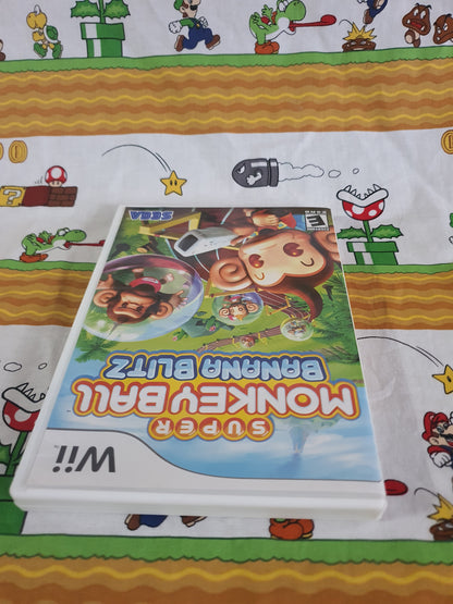 Super Monkey Ball: Banana Blitz (Nintendo Wii, 2006) Complete Clean Near Mint NM
