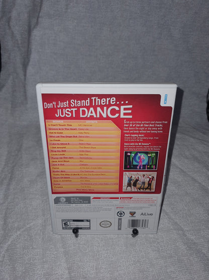 Just Dance (Nintendo Wii, 2009) Complete CIB Clean Videogame Disc Near Mint