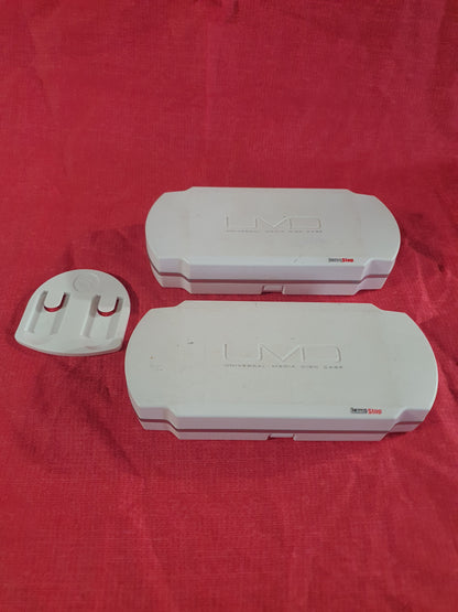 Sony PSP Hard Shell Game UMD Case 8 Game Disc Holder Organize Storage Bundle