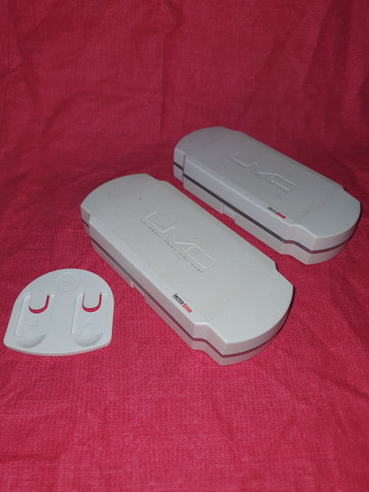 Sony PSP Hard Shell Game UMD Case 8 Game Disc Holder Organize Storage Bundle