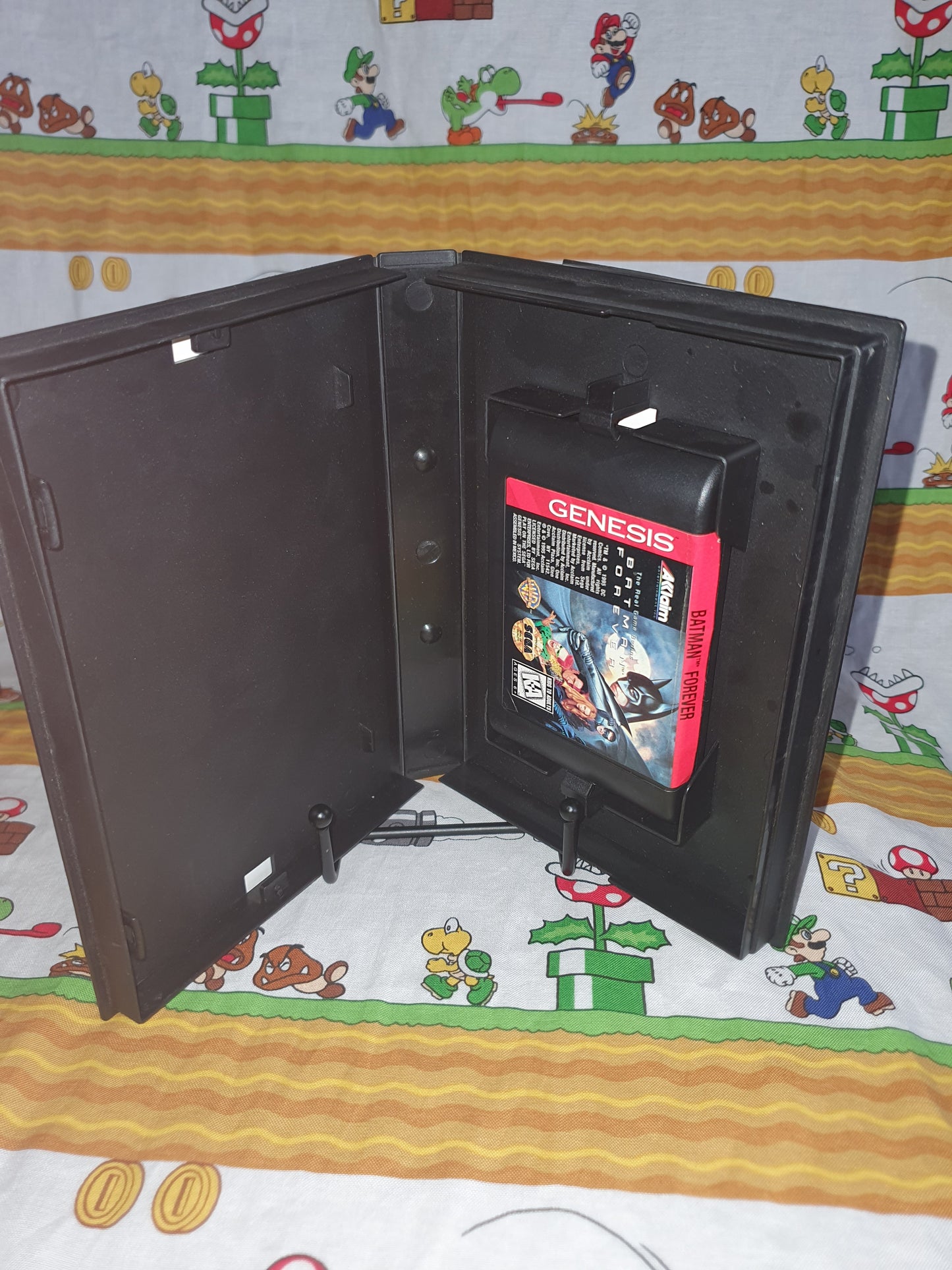 Batman Forever (Sega Genesis, 1995) Clean Video Game Very Good Tested T-81336