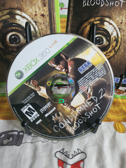 Condemned 2: Bloodshot (Microsoft Xbox 360, 2008) Complete Clean Near Mint 68020