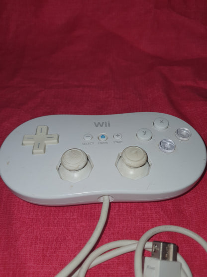 OEM Nintendo Wii Classic Controller - White RVL-005 Tested Working