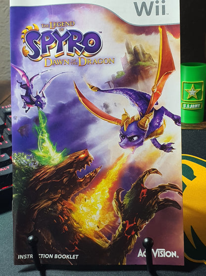 The Legend of Spyro: Dawn of the Dragon (Nintendo Wii, 2008) Complete Near Mint