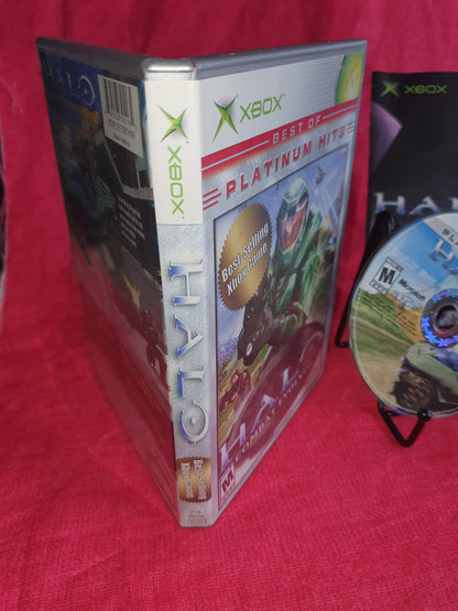 Halo: Combat Evolved Xbox 2001 Best of Platinum Hits Game Disc Near Mint Tested