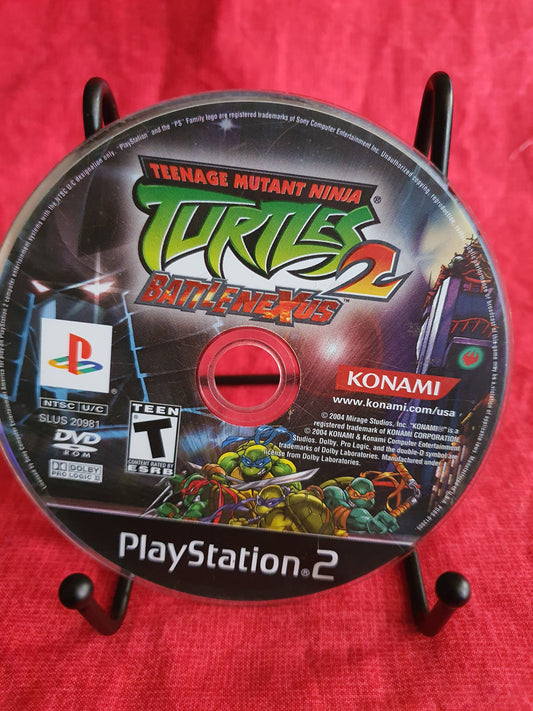 Teenage Mutant Ninja Turtles 2: BattleNexus (Sony PlayStation 2, 2004) Near Mint