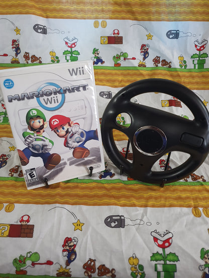 Mario Kart Bundled Wheel (Nintendo Wii, 2008) Game Disc Near Mint RVL-RMCE-USA