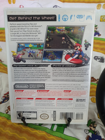 Mario Kart Bundled Wheel (Nintendo Wii, 2008) Game Disc Near Mint RVL-RMCE-USA