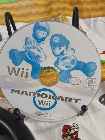 Mario Kart Bundled Wheel (Nintendo Wii, 2008) Game Disc Near Mint RVL-RMCE-USA
