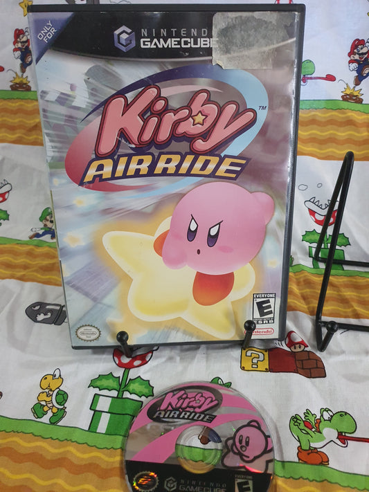Kirby Air Ride Nintendo Gamecube 2003 Near Mint Clean Tested Working Black Label