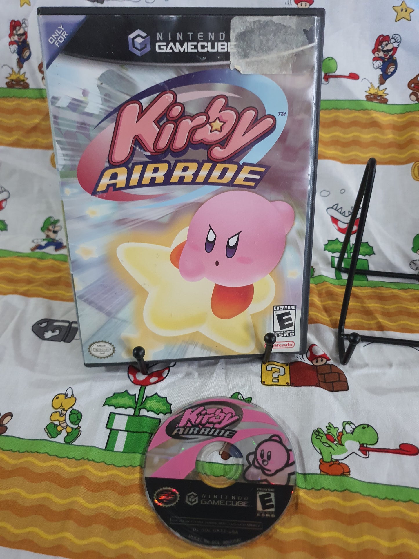 Kirby Air Ride Nintendo Gamecube 2003 Near Mint Clean Tested Working Black Label