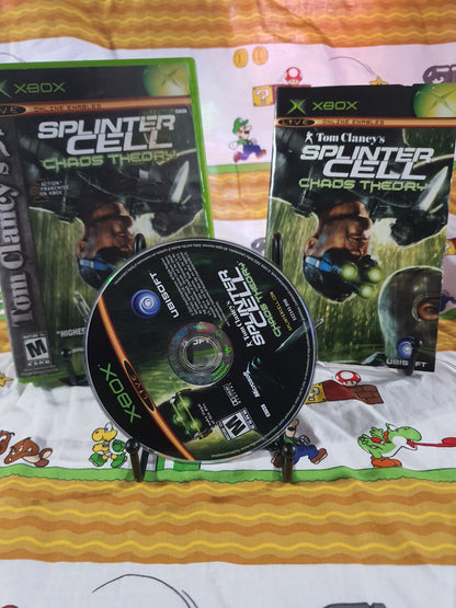 Splinter Cell Chaos Theory Microsoft Xbox 2005 Complete Registration Card Mint