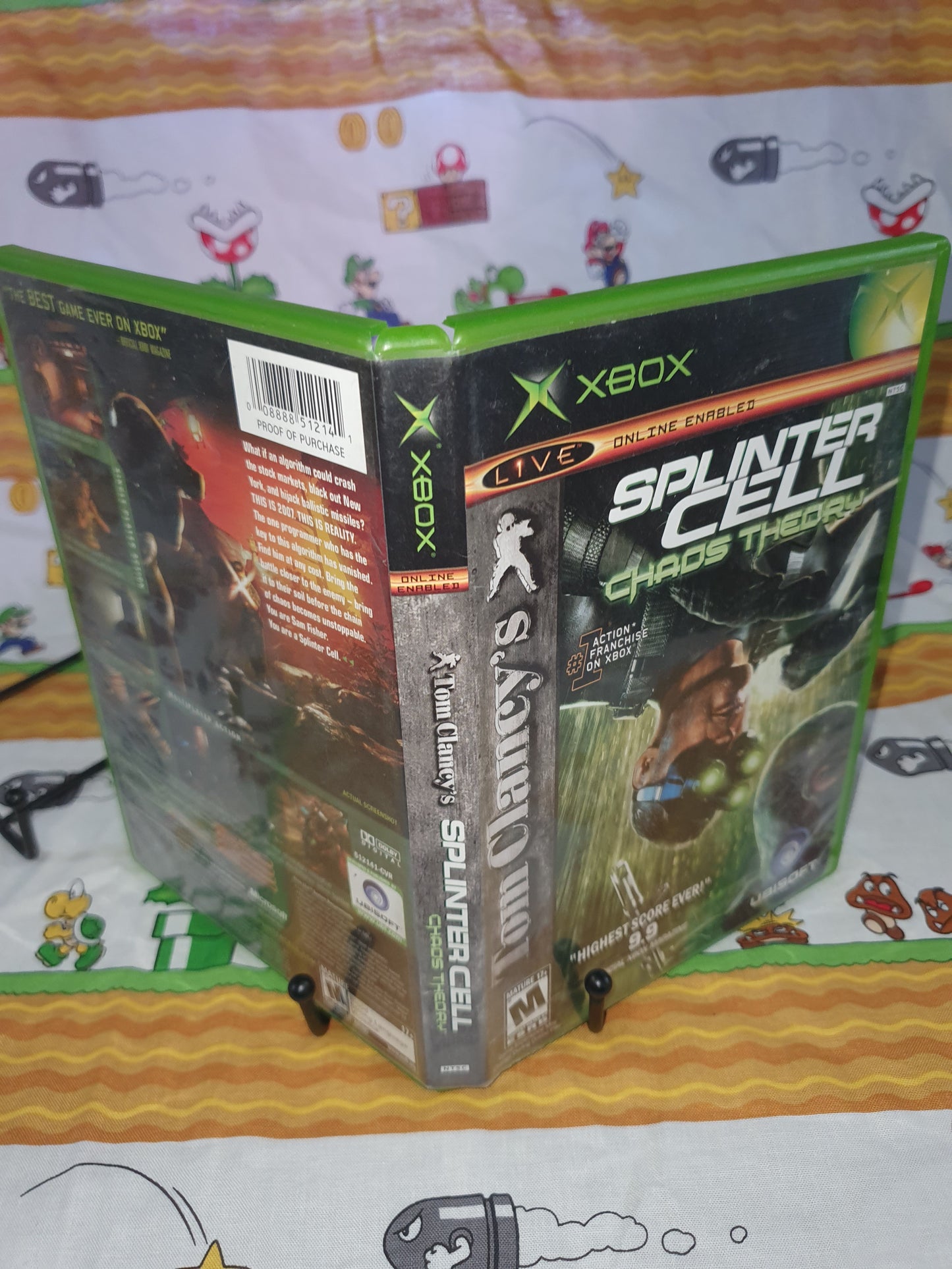 Splinter Cell Chaos Theory Microsoft Xbox 2005 Complete Registration Card Mint