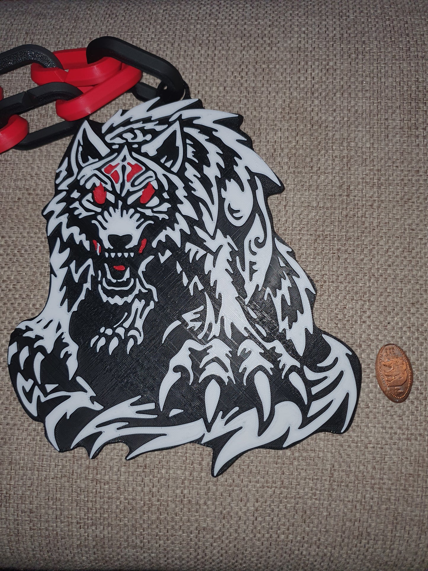 Jacab Fatu WWE All Gas No Brakes Samoan Werewolf Necklace Charm Pendant Fan Swag