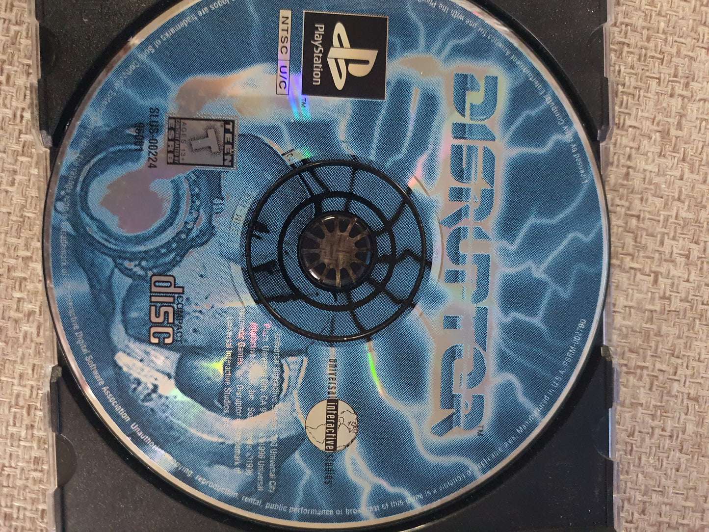 Disruptor (PlayStation, PS1, 1996) Game Disc Very Good Insomniac SLUS-00224