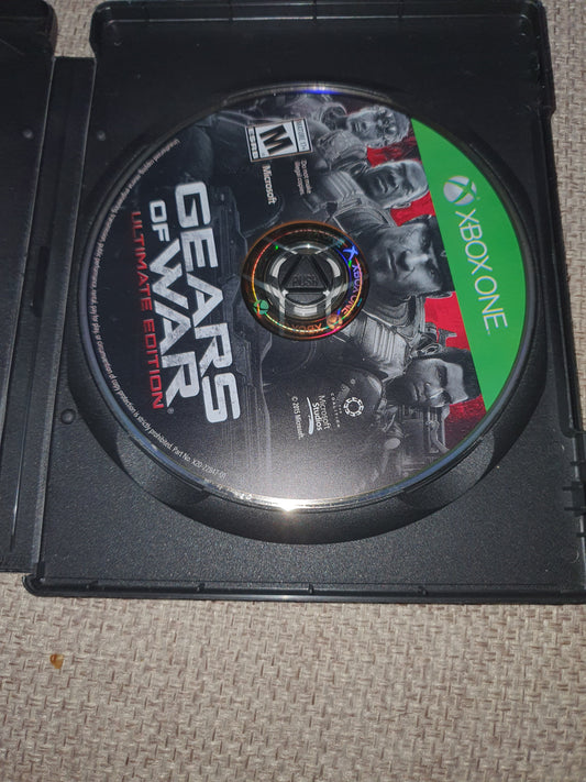 Gears of War Ultimate Edition (Microsoft Xbox One, 2015) Game Disc Near Mint