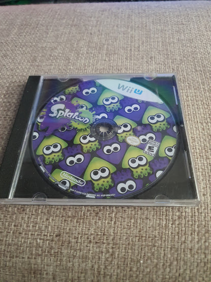 Splatoon (Nintendo Wii U, 2015) Videogame Disc Near Mint Tested WUP-P-AGME-USA-0