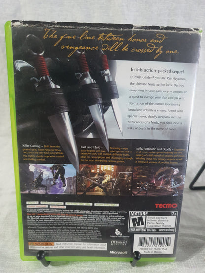 Ninja Gaiden II 2 (Microsoft Xbox 360) Videogame Disc Near Mint Tested Complete