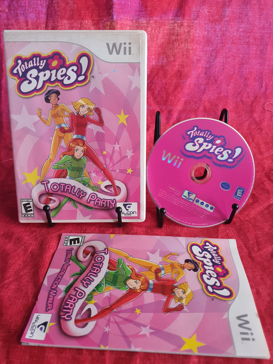 Totally Spies Totally Party (Nintendo Wii, 2009) Complete Game Disc Near Mint NM