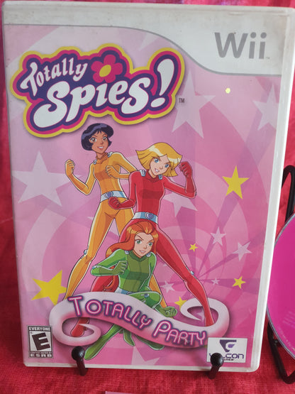 Totally Spies Totally Party (Nintendo Wii, 2009) Complete Game Disc Near Mint NM