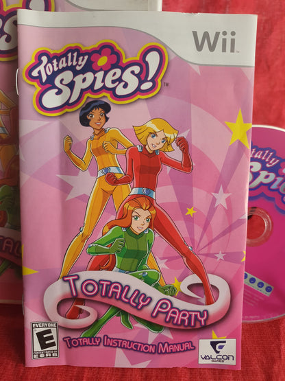 Totally Spies Totally Party (Nintendo Wii, 2009) Complete Game Disc Near Mint NM