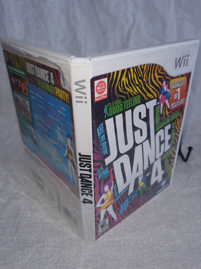 Just Dance 4 (CIB, Nintendo Wii, 2012) Complete Game Disc Near Mint Clean Tested