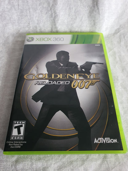 GoldenEye 007: Reloaded (Microsoft Xbox 360, 2011) Complete Videogame Near Mint