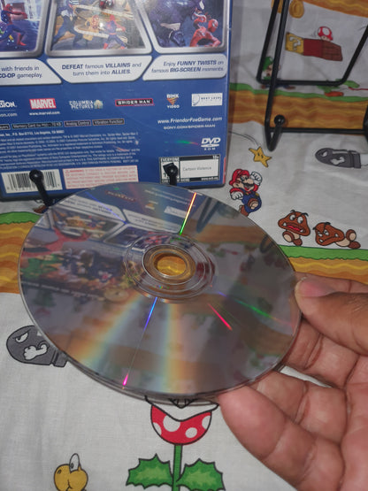 Spider-Man: Friend or Foe (Sony PlayStation 2, PS2, 2007) Game Disc Near Mint
