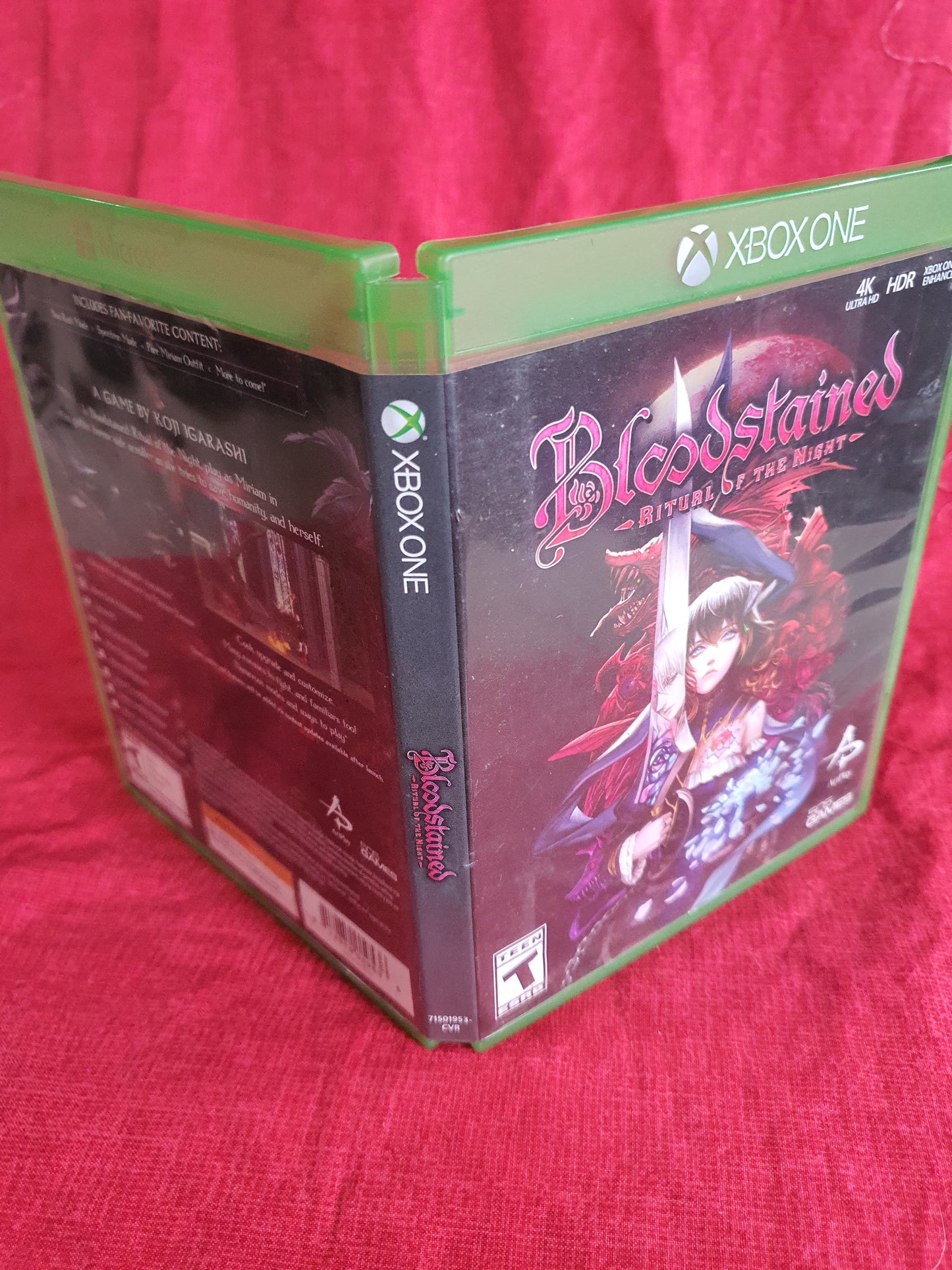 Bloodstained - Ritual Of The Night (Xbox One, 2019) Complete Disc Very Good