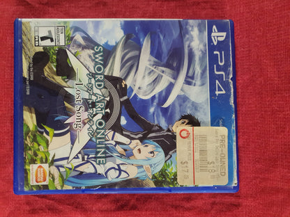 Sword Art Online: Lost Song (Sony PlayStation 4, PS4, 2015) Game Disc Very Good