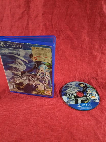 Sword Art Online: Lost Song (Sony PlayStation 4, PS4, 2015) Game Disc Very Good