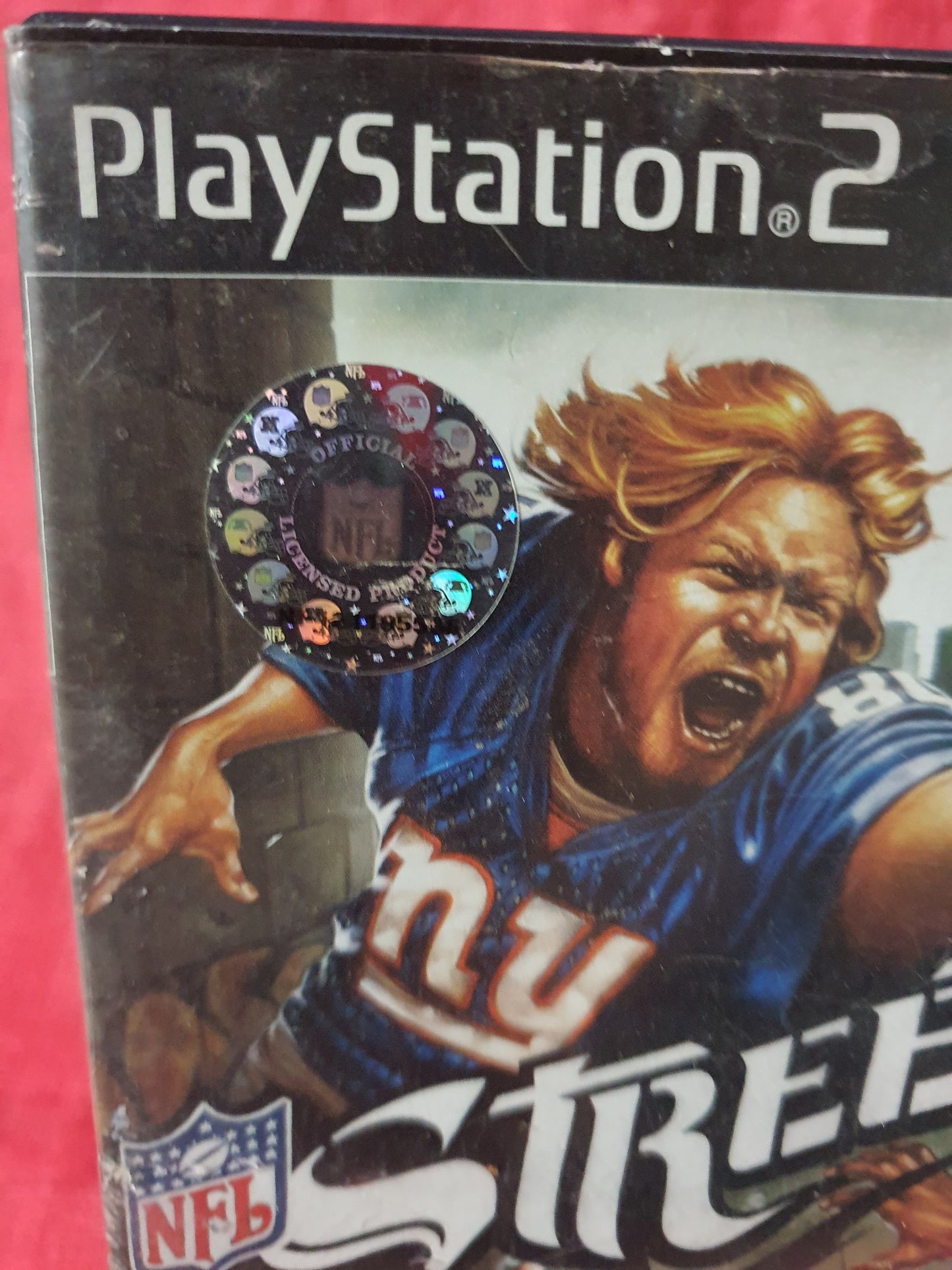 NFL Street 2 (Sony PlayStation 2, 2004) Videogame Disc Near Mint Halo Sticker