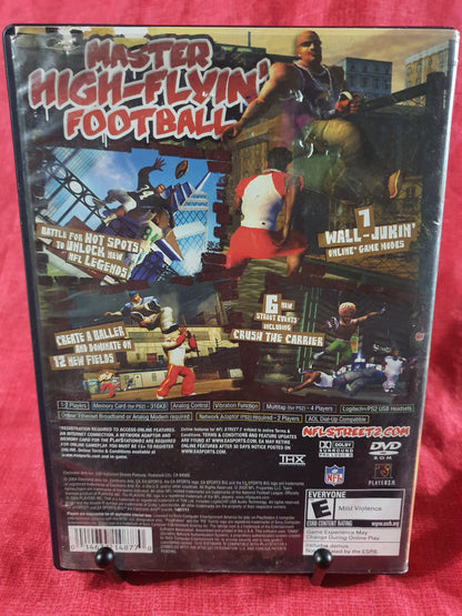 NFL Street 2 (Sony PlayStation 2, 2004) Videogame Disc Near Mint Halo Sticker