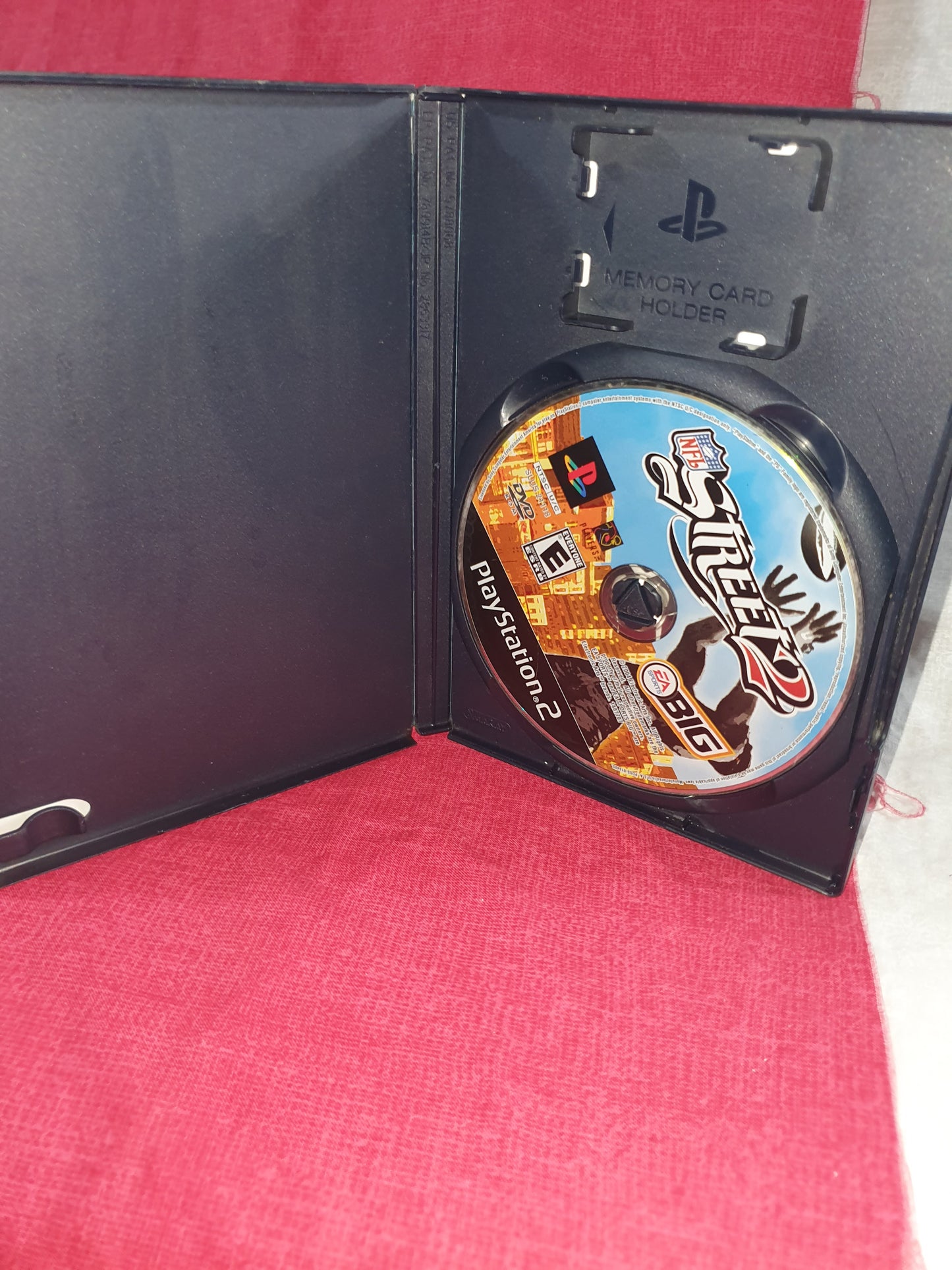 NFL Street 2 (Sony PlayStation 2, 2004) Videogame Disc Near Mint Halo Sticker