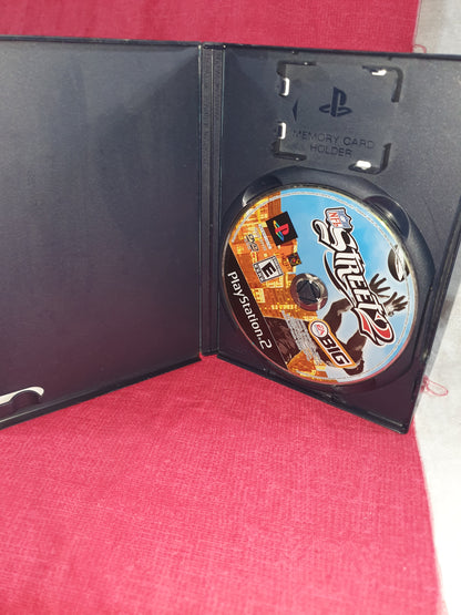 NFL Street 2 (Sony PlayStation 2, 2004) Videogame Disc Near Mint Halo Sticker
