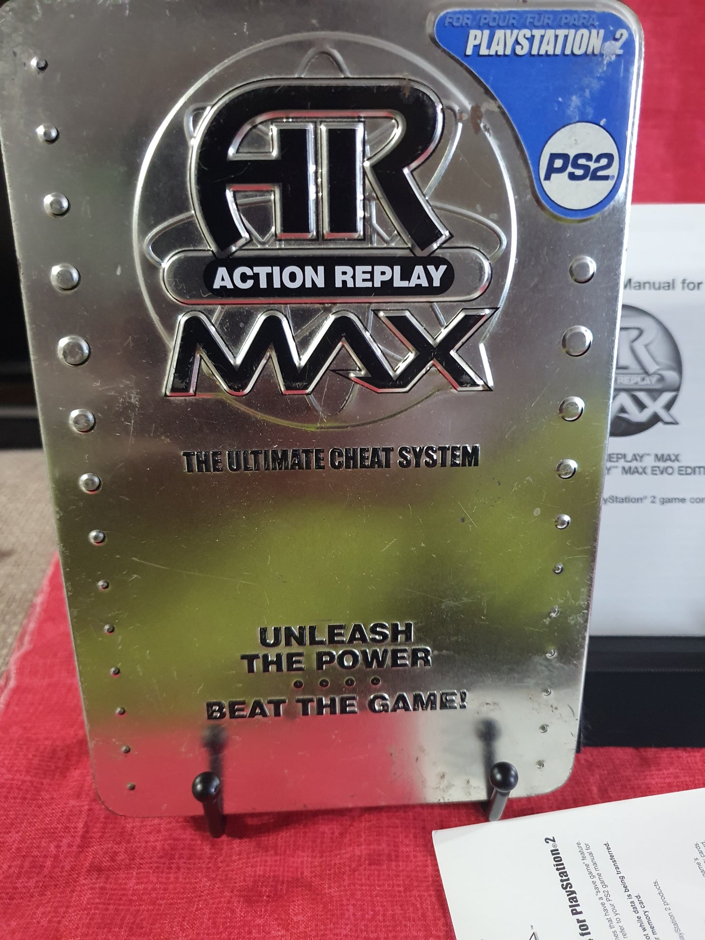 Action Replay AR MAX For PlayStation 2 PS2 Code Junkies Manuel Tin No Memory Near Mint
