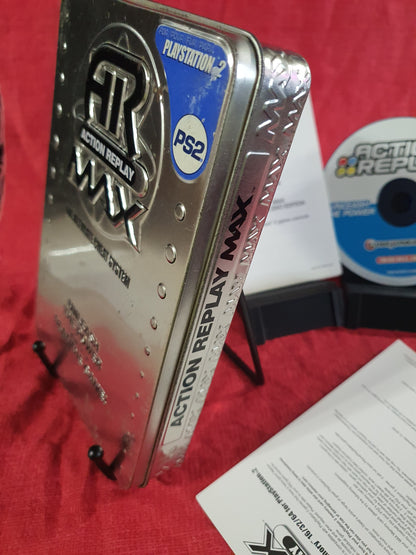 Action Replay AR MAX For PlayStation 2 PS2 Code Junkies Manuel Tin No Memory Near Mint