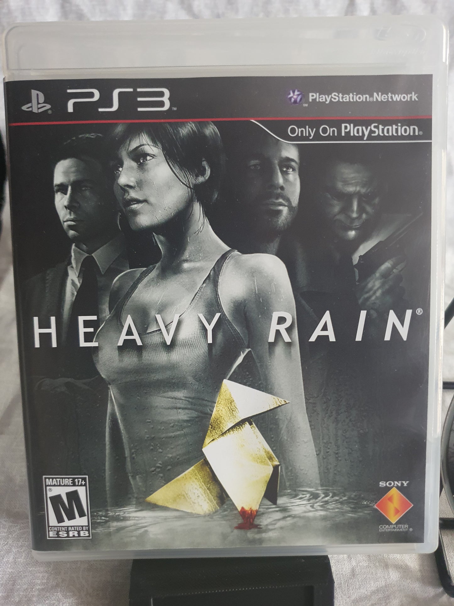 Heavy Rain (Sony PlayStation 3, 2010) Complete Origami Manual Near Mint
