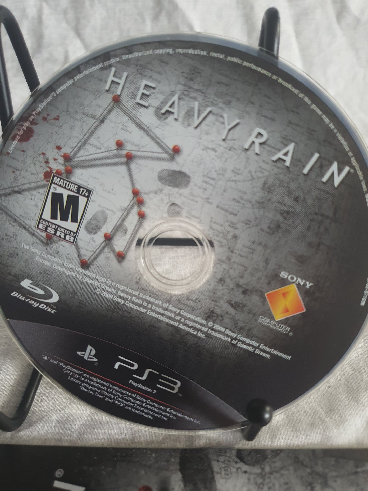 Heavy Rain (Sony PlayStation 3, 2010) Complete Origami Manual Near Mint