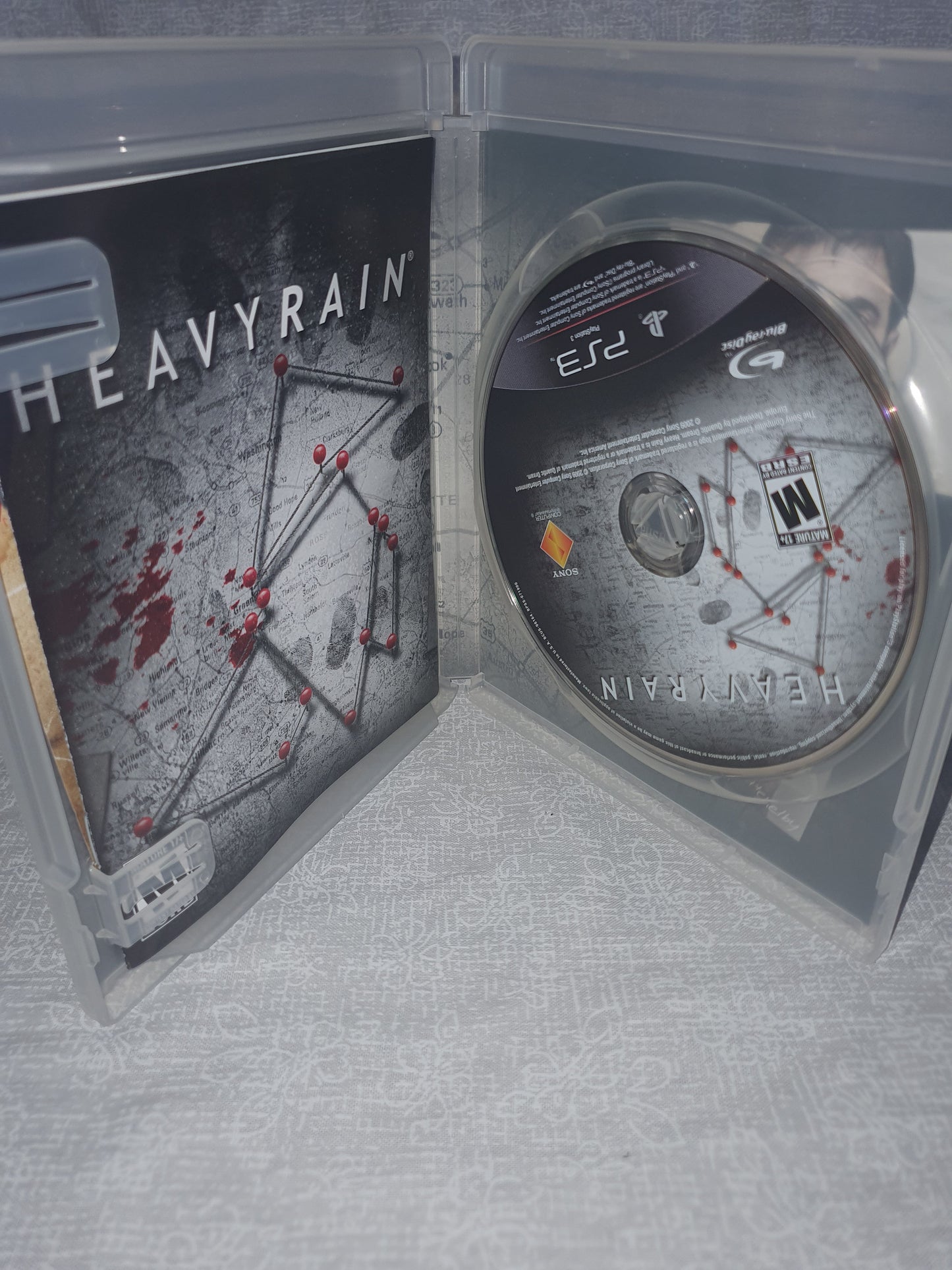 Heavy Rain (Sony PlayStation 3, 2010) Complete Origami Manual Near Mint
