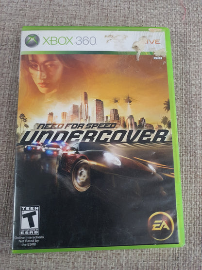 Need for Speed Undercover Xbox 360 CIB Complete w/ Manual & Tested Works