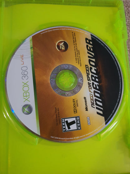 Need for Speed Undercover Xbox 360 CIB Complete w/ Manual & Tested Works