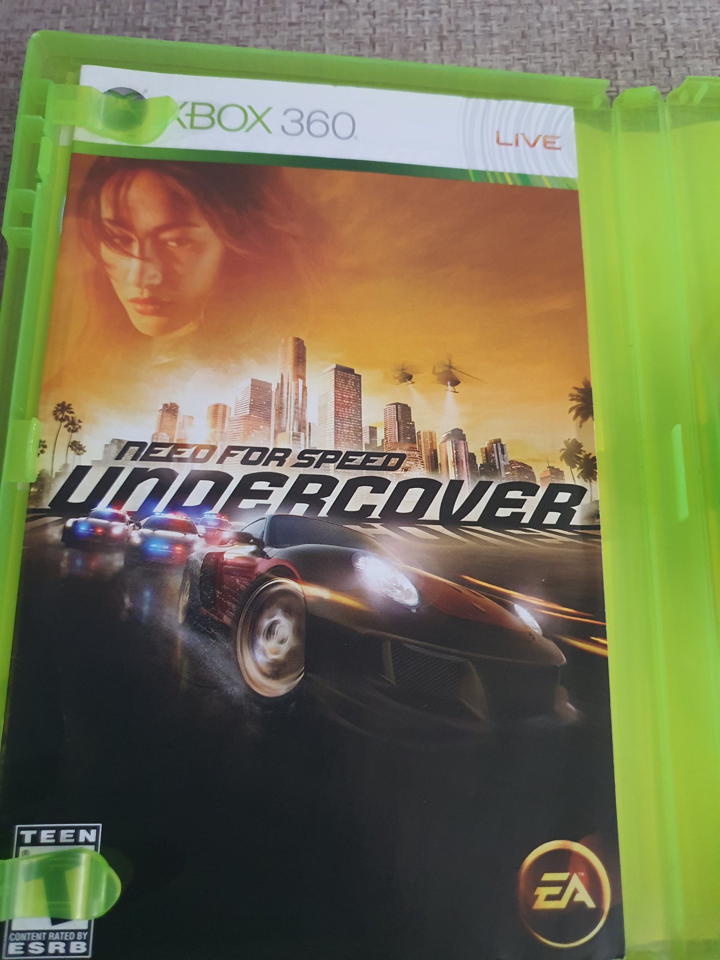 Need for Speed Undercover Xbox 360 CIB Complete w/ Manual & Tested Works